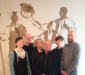 von links nach rechts: Constanze Guhr, Jens R. Nielsen, Juliane Wenzl, Norbert Egdorf, Franziska Walther, Axel Ahrens