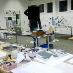 im Atelier in Wiepersdorf