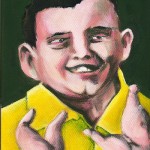 freaks (lobster boy), 2014
Acryl auf Leinwand