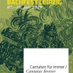 Entwurf für das Bachfest 2019