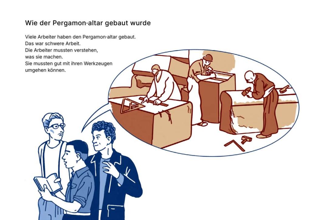 Bild und Text. Entwurf Seite 2.